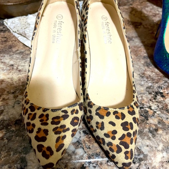 Shoes - Leopard Print Women’s Heels